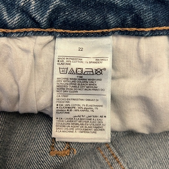 High-Waisted O.G. Straight Jeans Plus Size 22 - Picture 7 of 9